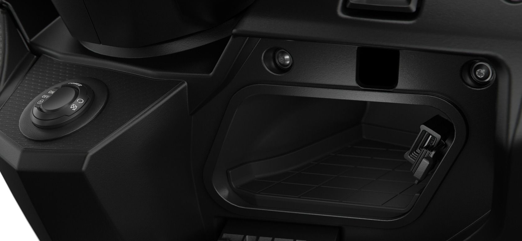 BMW C-Series C 400 GT - USB charging socket in the storage compartment