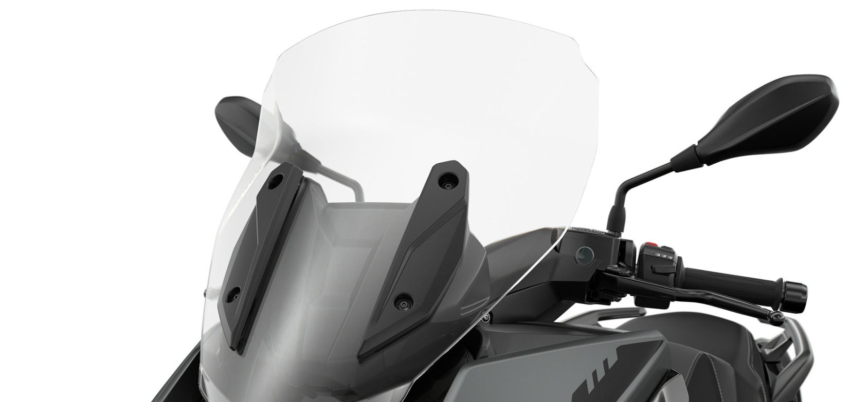 BMW C-Series C 400 GT - Windshield protects from the elements