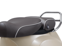 Vespa Elegante Scooter Seat With Chrome Guards