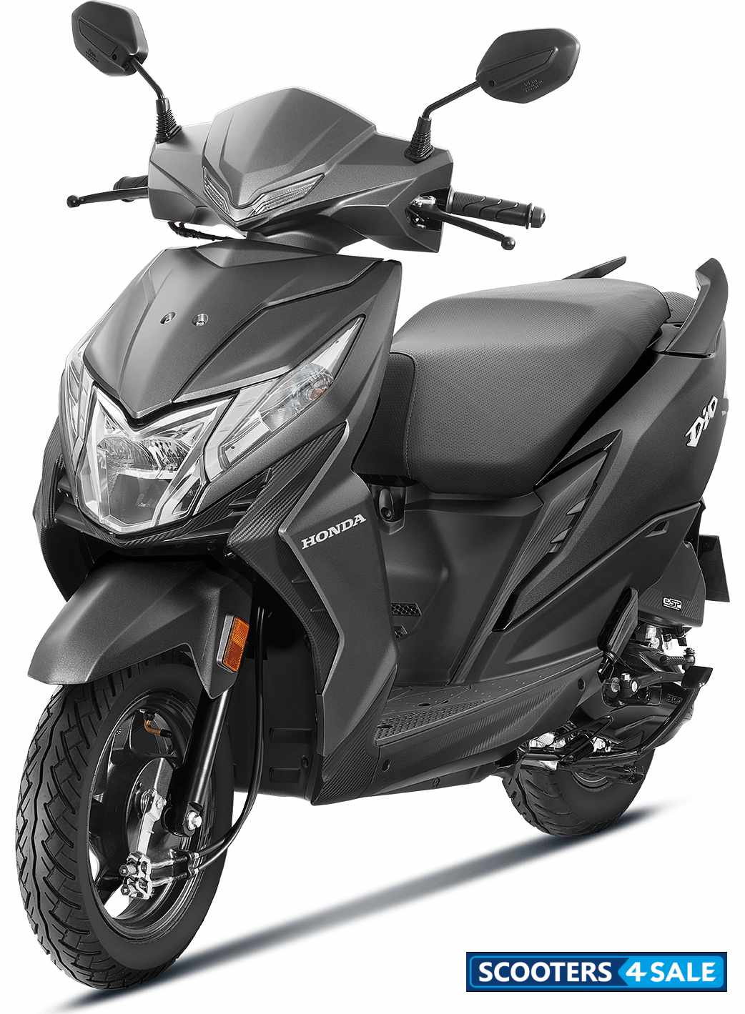 Honda Dio DLX 2025 Mat Axis Gray Metallic