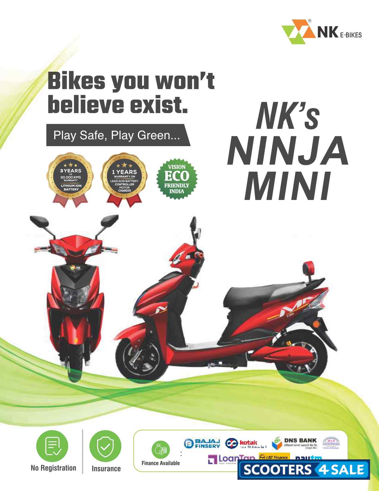 NK E Bikes Ninja Mini