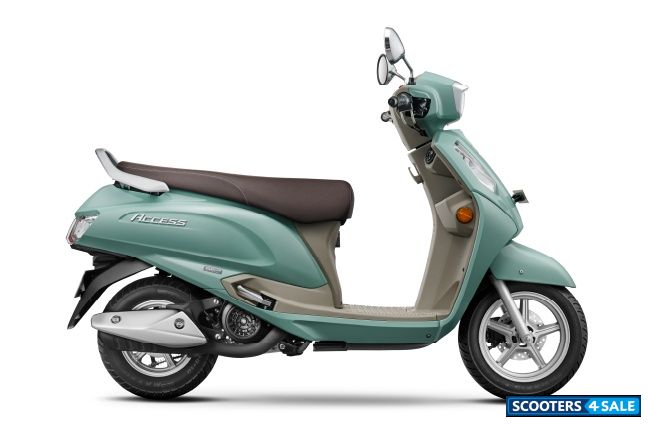 Suzuki Access 125 Ride Connect TFT Edition 2025 Solid Ice Green
