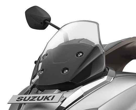 Suzuki Burgman Street EX - Compact body mount windscreen