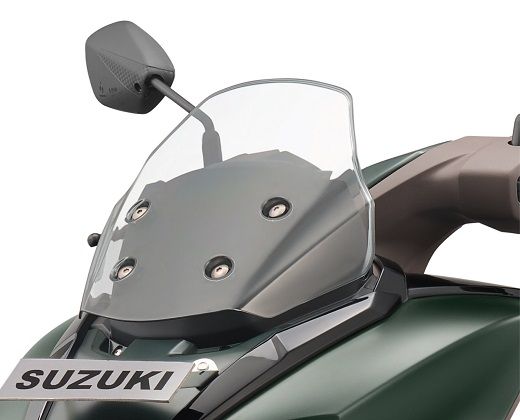 Suzuki Burgman Street Ride Connect Edition - Standard Body Mounted Windscreen