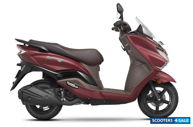 Suzuki Burgman Street Ride Connect Edition - Metallic matte bordeaux red