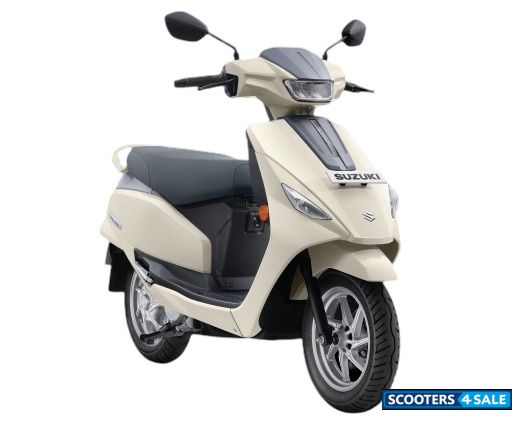 Suzuki e-Access Pearl Grace White/ Metallic Mat Fibroin Grey