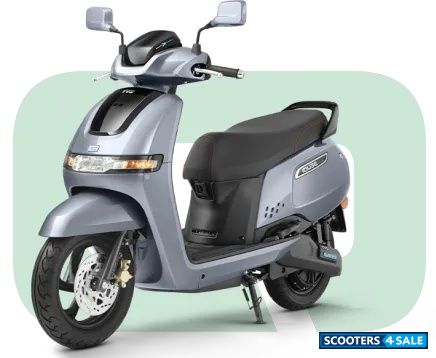 TVS iQube 2.2kWh 2025 Titanium Grey