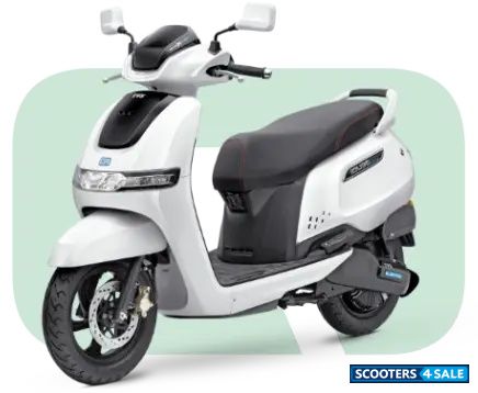 TVS iQube 2.2kWh 2025 Pearl White