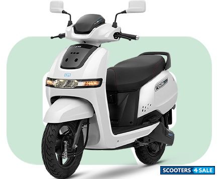 TVS iQube 2.3kWh Pearl White