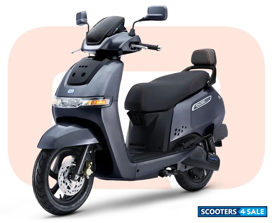 TVS iQube S 4.7kWh Mercury Grey