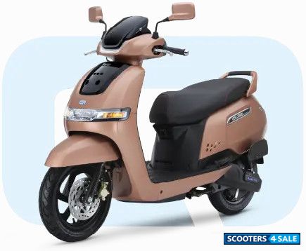 TVS iQube ST 17 Coral Sand Glossy