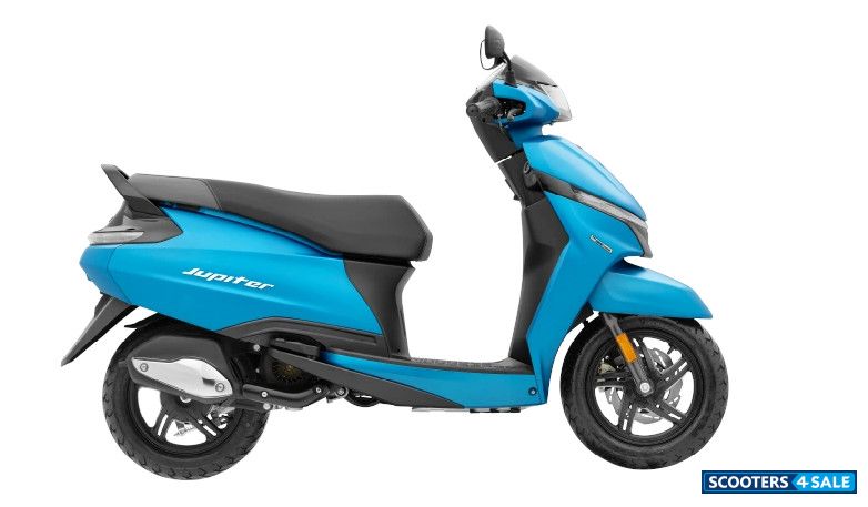 TVS Jupiter SmartXonnect Disc 2024 Dawn Blue Matte