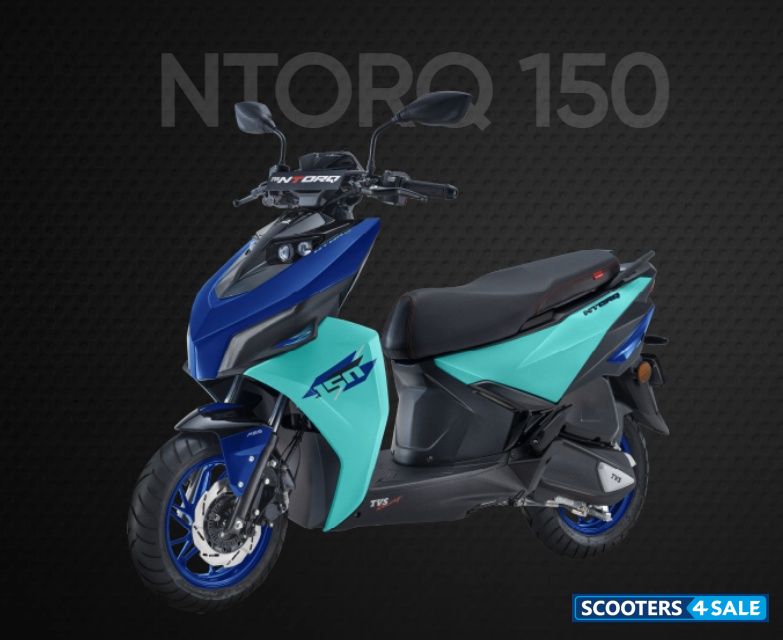 TVS NTORQ 150 Turbo Blue