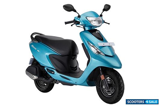 TVS Scooty Zest 110 Gloss Series Turquoise Blue