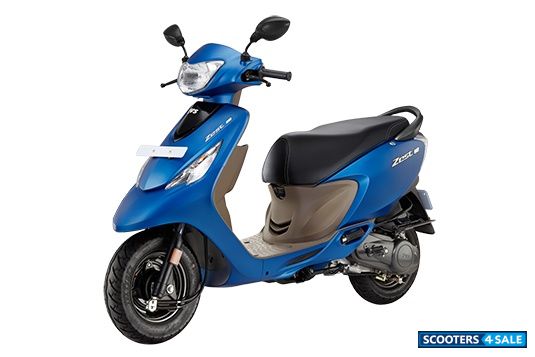 TVS Scooty Zest 110 Matte Series Matte Blue