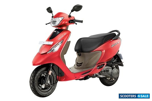TVS Scooty Zest 110 Matte Series Matte Red