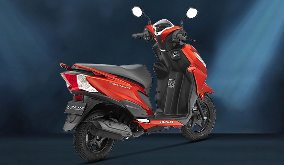 Honda Grazia Scooter Side View