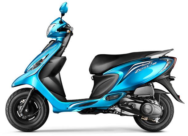 TVS Scooty Zest 110 Blue