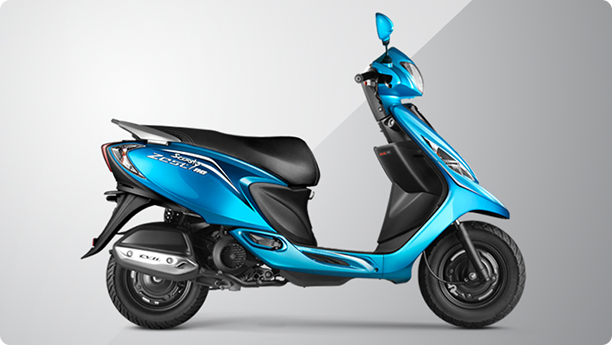 TVS Scooty Zest 110 Side View