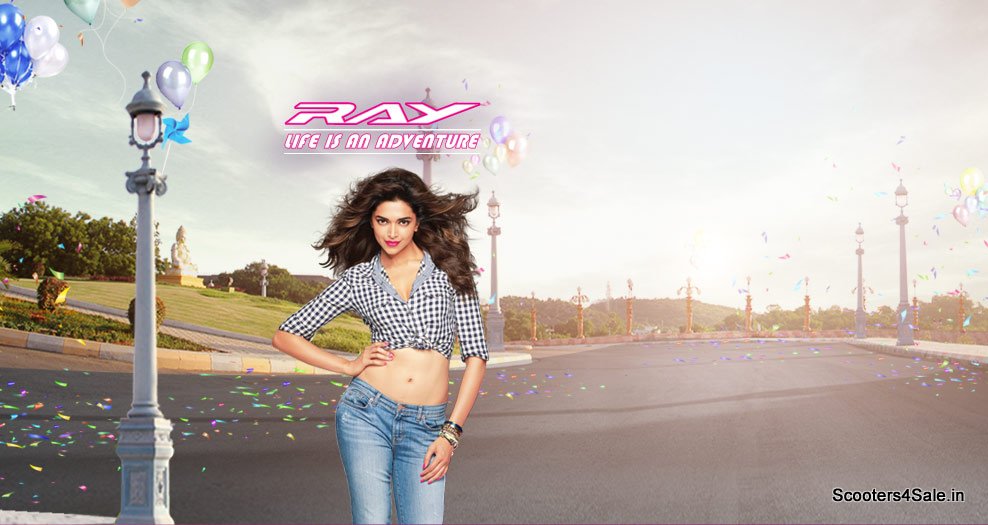 Deepika Padukone in Yamaha Ray Ad